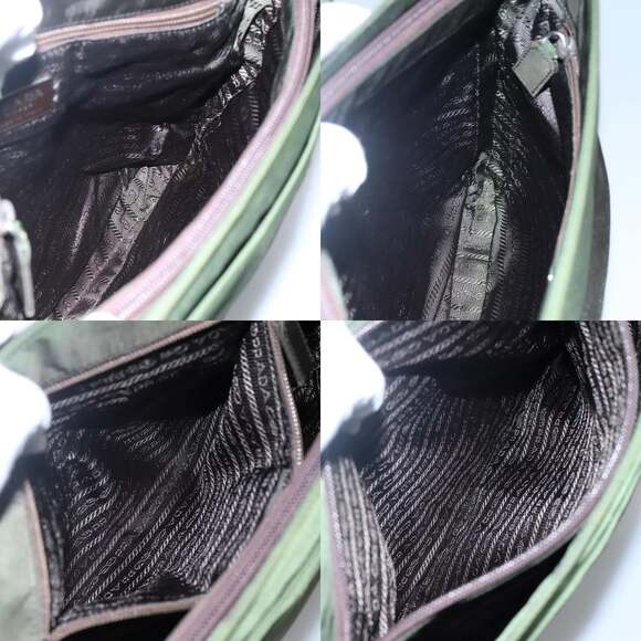 PRADA Tote Bag Nylon Khaki - Picture 12 of 13